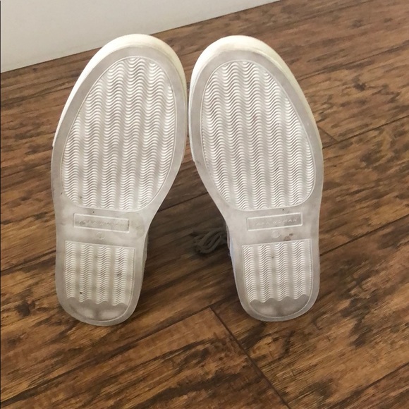 Zara Women High Top Suede Sneakers with Tie Back - Picture 6 of 6